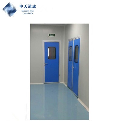 Lab Using Cleanroom GMP Standard Powder Coated Clean Room Door