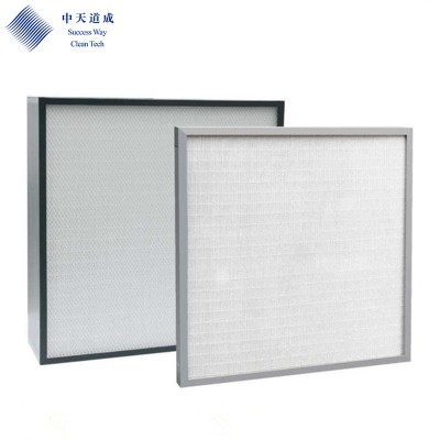 CE Standard 360~3000m3/h High Efficiency HVAC HEPA Filter for Pharmaceutical