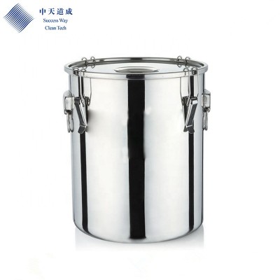 2019 High Quality Durable Open Head Thickened Stainless Steel Stock Pot for Chemical Industry