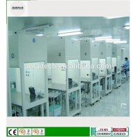 Vertical laminar air flow workstations for Optical clean room