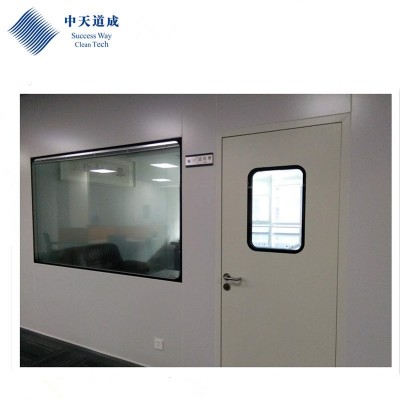 Clean room sandwich panel wall window for pharma