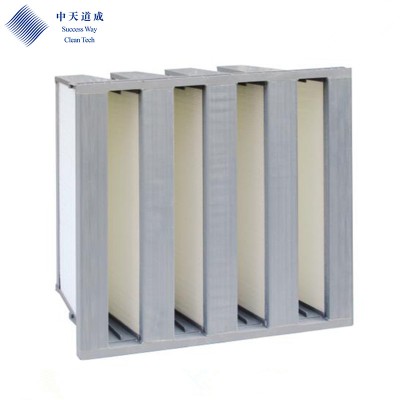 CE Standard High Efficiency / Medium Efficiency V Type Filter